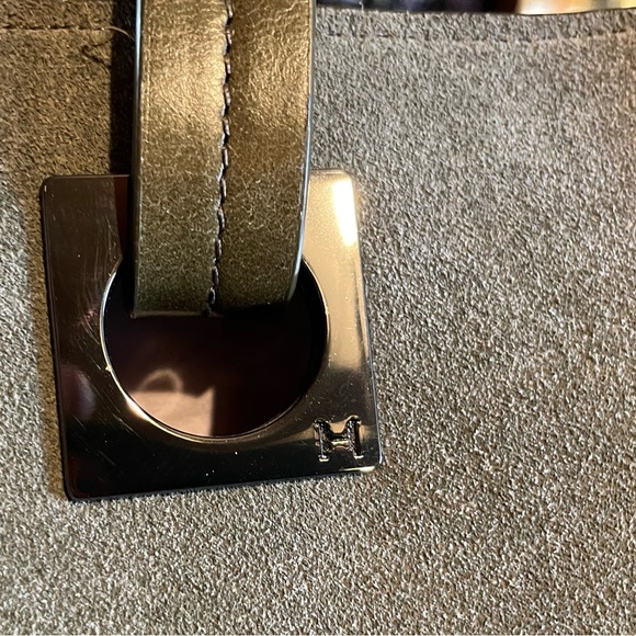 NWT HALSTON HERITAGE  OLIVE COLORED  HANDBAG - Picture 4 of 12